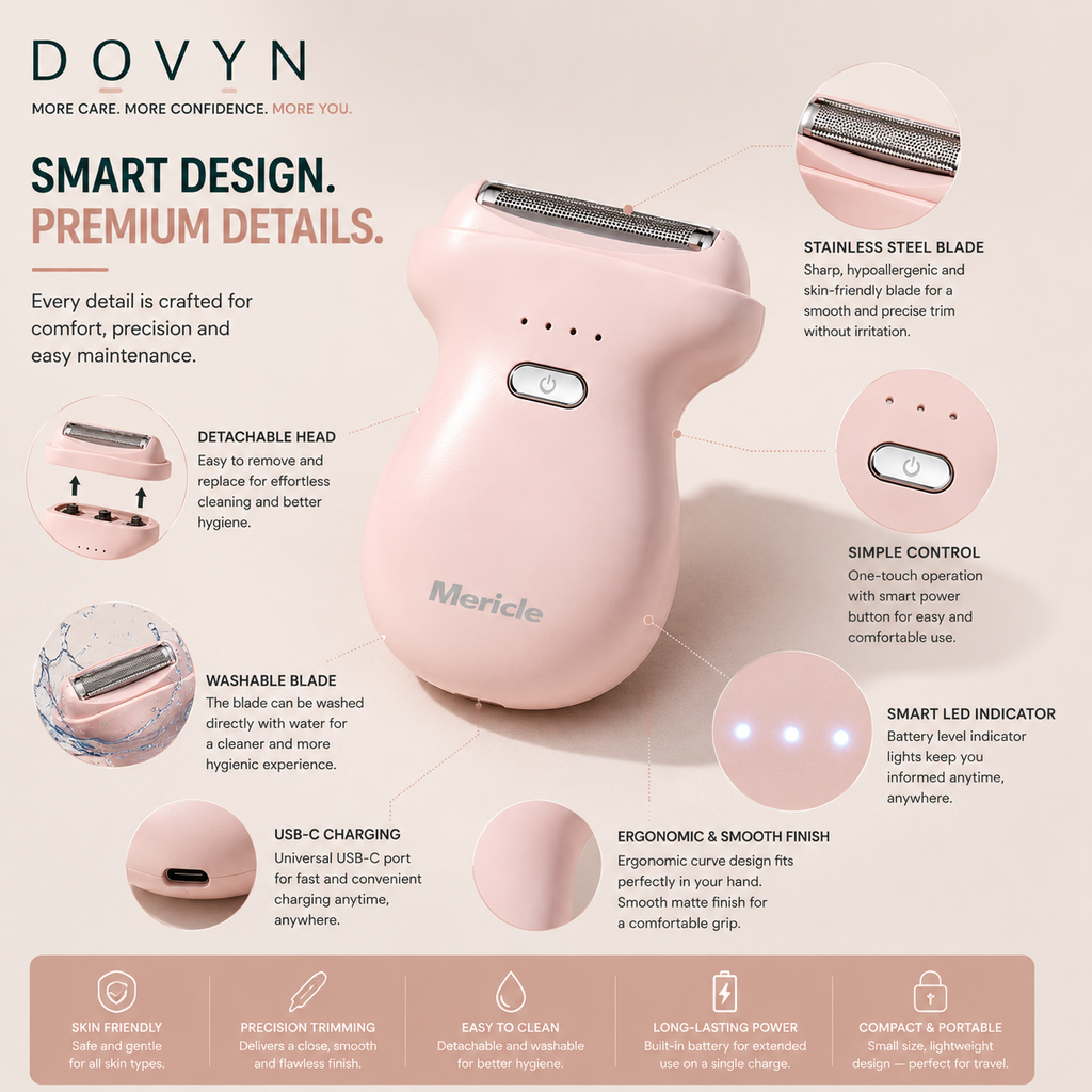 Mericle™ 3-in-1 Portable Shaver