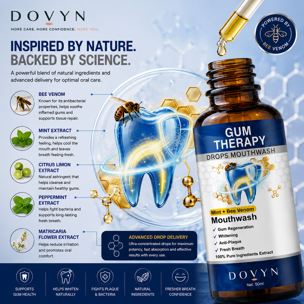 Beefact™ Gum Therapy Mint + Bee Venom Drops