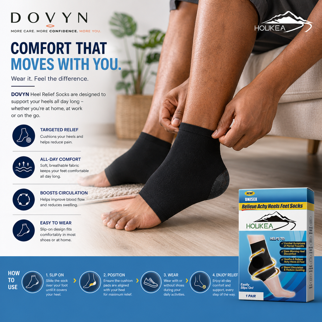 Houkea™ Heel Comfort Compression Sleeves