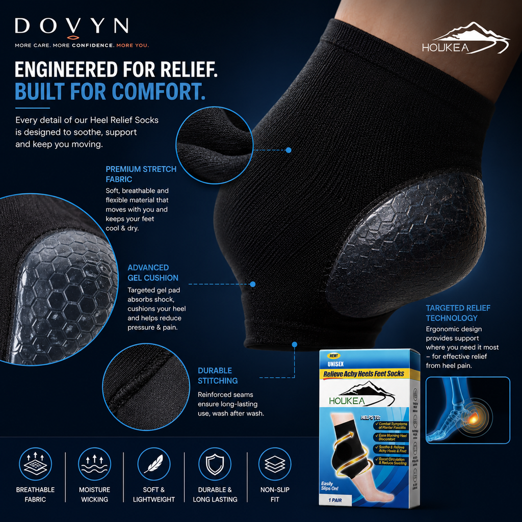 Houkea™ Heel Comfort Compression Sleeves