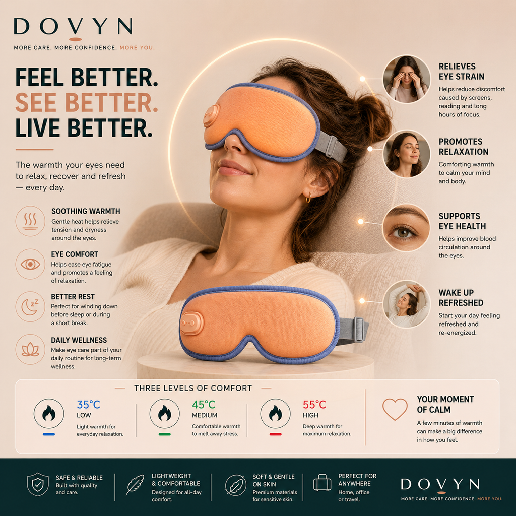 Emberest™ 3-Level Heated Eye Mask