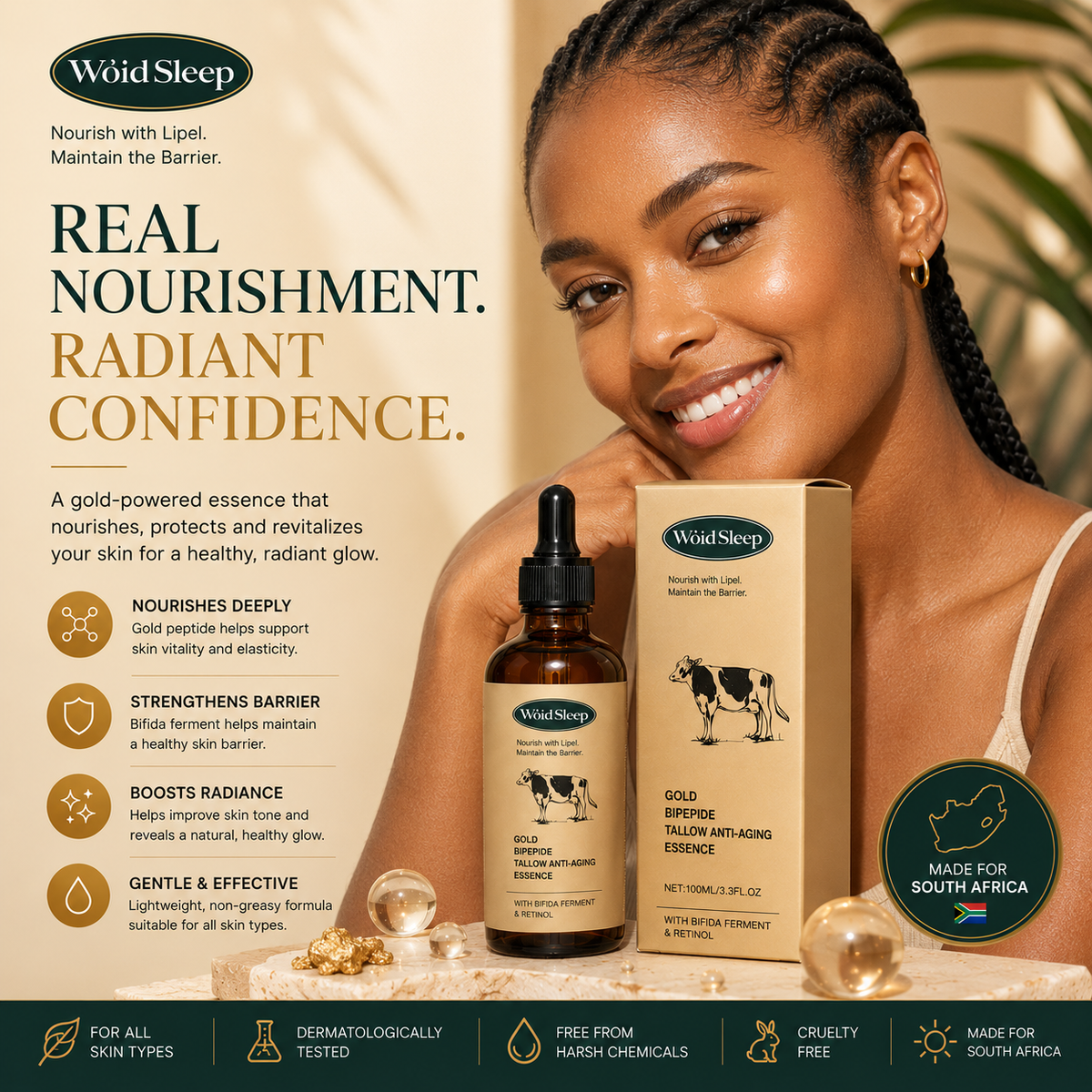 Talloura™ Gold Peptide Tallow Essence